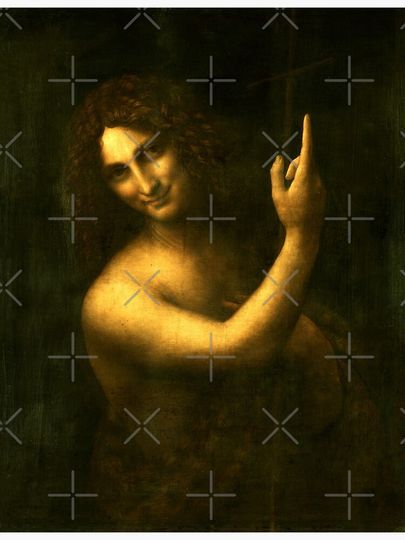 Leonardo da Vinci "St. John the Baptist" Premium Matte Vertical Poster