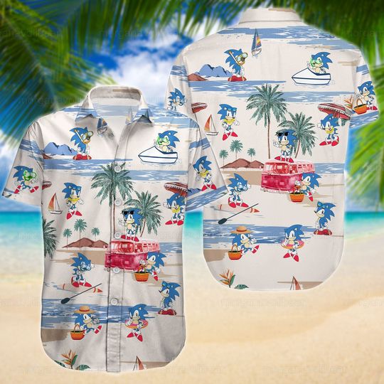 Sonic Shirt, Sonic Hawaiian Shirt