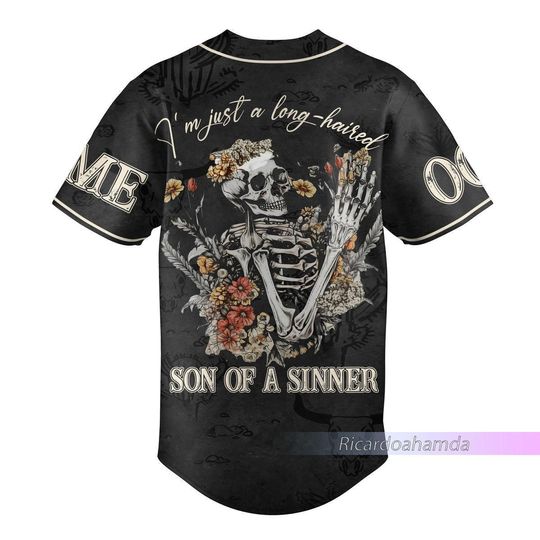 Personalized Jelly Roll Baseball Jersey Shirt, Jelly Roll Jersey