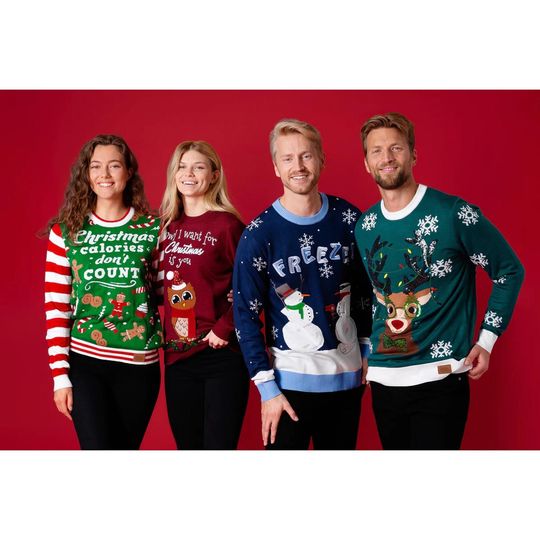 J Daniel Reindeer Ugly Christmas Sweater