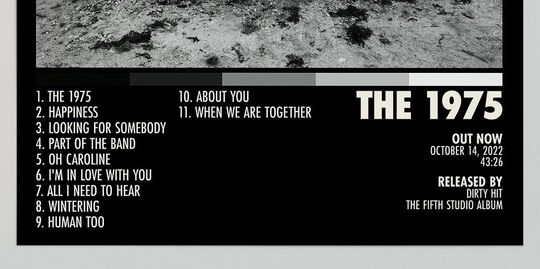 The 1975 Poster | Being Funny in a Foreign Language Poster