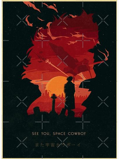 Cow Bebop Premium Matte Vertical Poster