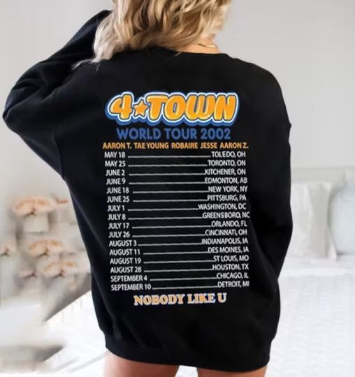 Turning Red 4*TOWN 2002 Tour Shirt, 4Town Hoodie, 4townies