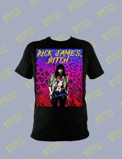 RICK JAMES graphic artwork t-shirt