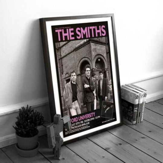 The Smiths Salford 1986 Concert Poster