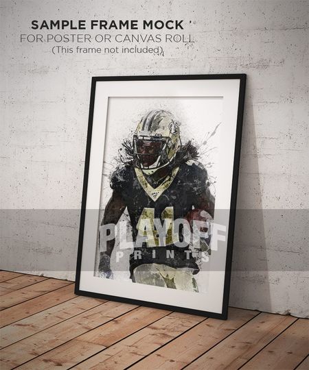 Alvin Kamara Poster, New Orleans Saints