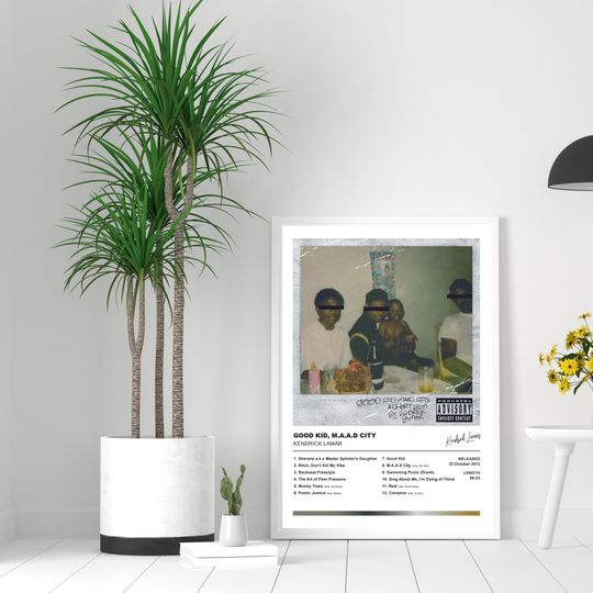 Kendrick Lamar Poster | Good Kid, M.A.A.d City Poster