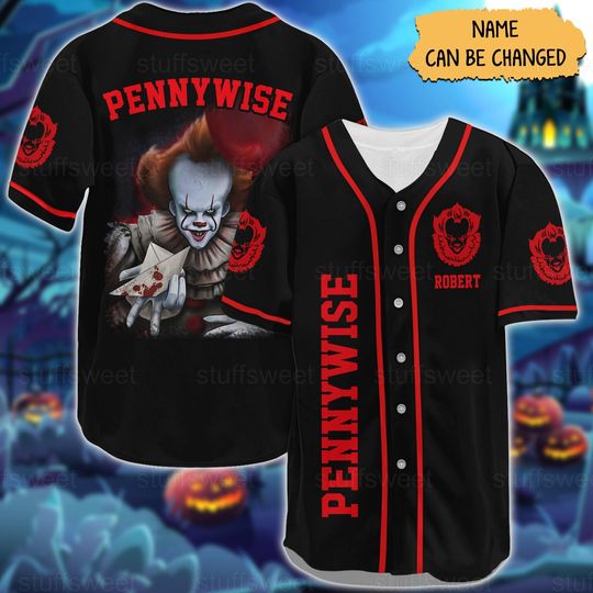 Pennywise Baseball Shirt, Pennywise Jersey