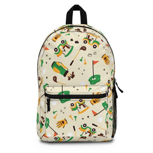 Personalizable Golf Backpack, Kid School Bag, Golf School Backpack