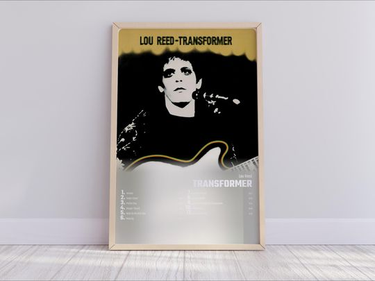Lou Reed - Transformer Album Cover Poster
