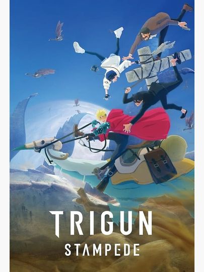 TRIGUN STAMPEDE Premium Matte Vertical Poster
