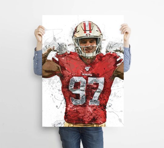 Nick Bosa Poster, San Francisco 49ers