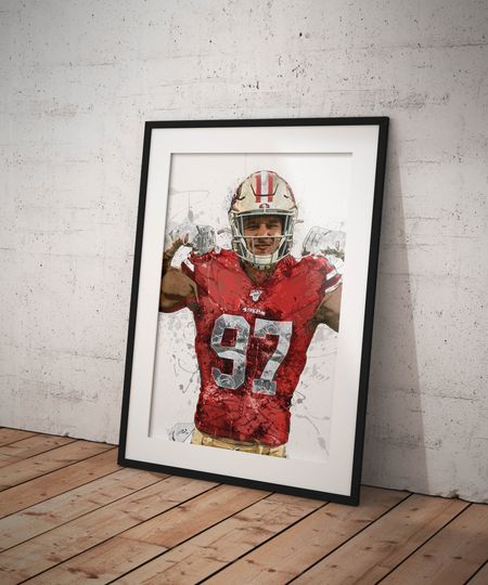 Nick Bosa Poster, San Francisco 49ers