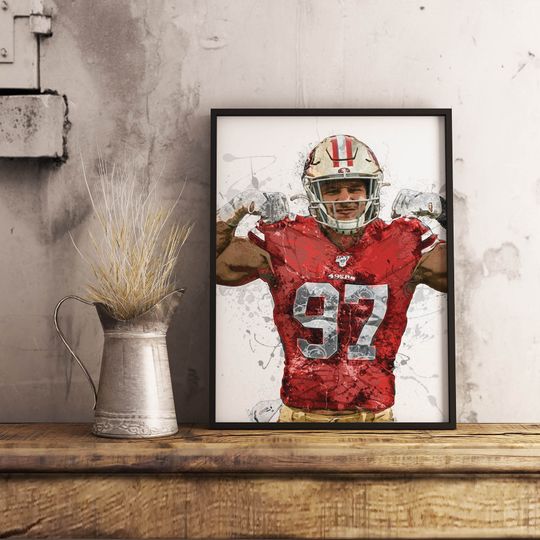Nick Bosa Poster, San Francisco 49ers