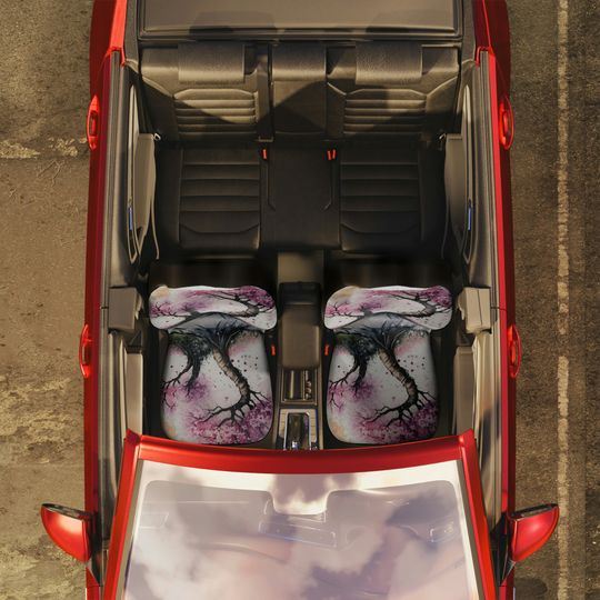 Cherry Blossom Tree Car Seat Covers, Seat Cover For Women