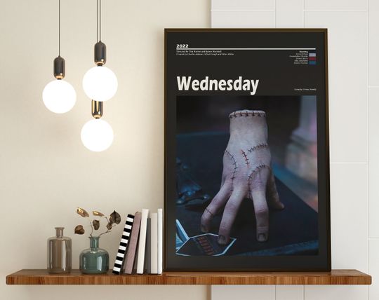 Wednesday Poster, The Things from Wednesday, Addams Family Posters