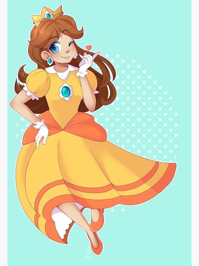 Princess Daisy Premium Matte Vertical Poster