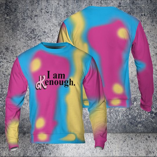 I Am Enough Barbie Movie 3D Hoodie