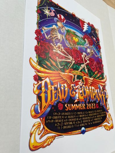 Grateful Dead And Company 2023 Final Tour Poster