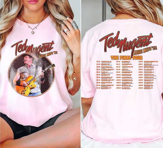 Ted Nugent Adios Mofo 2023 Tour Shirt, Nugent Final Tour Shirt