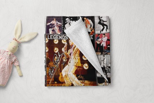 Elvis-Presley 1935-1977 Fleece Blanket