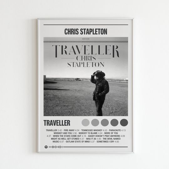 Chris Stapleton "Traveller" Album Poster