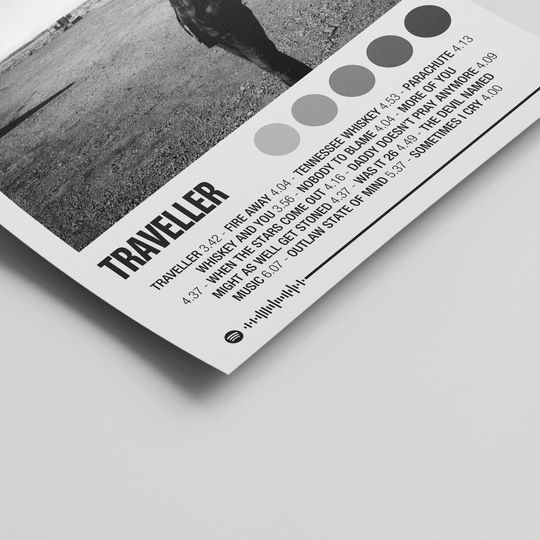 Chris Stapleton "Traveller" Album Poster