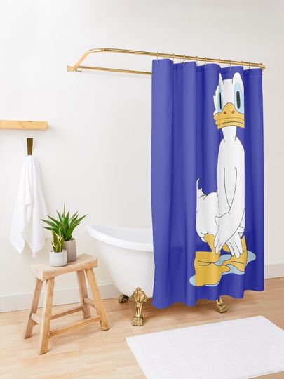 Donald Duck Sexy Funny Shower Curtain