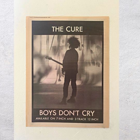 THE CURE Boy's Don't Cry 1986 Poster
