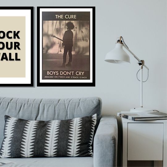 THE CURE Boy's Don't Cry 1986 Poster