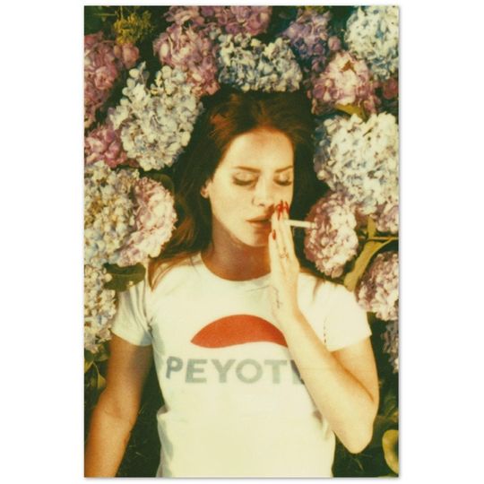 Vintage Lana Del Rey Poster - Retro Style - Modern Gift For Her