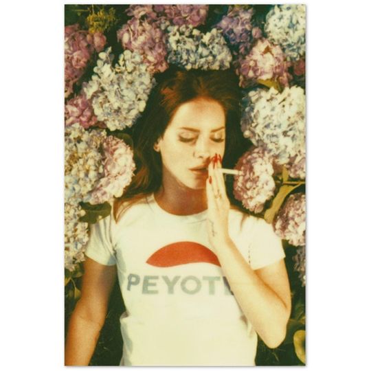 Vintage Lana Del Rey Poster - Retro Style - Modern Gift For Her