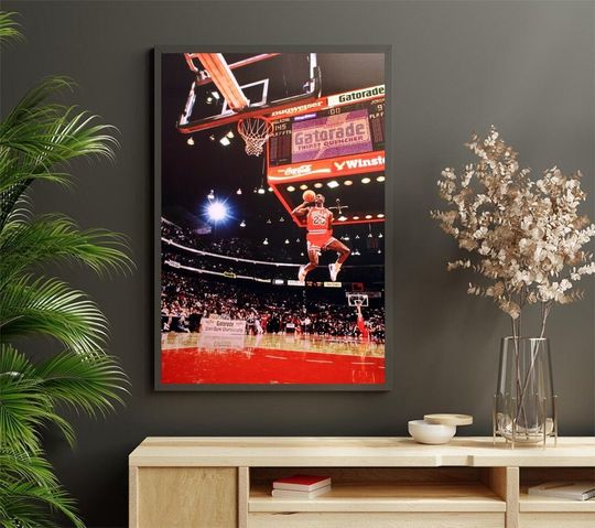 Michael Jordan Dunk Poster