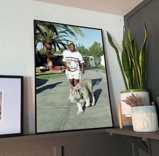 Mike Tyson Tiger Poster