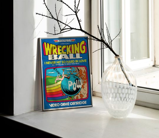 Miley Cyrus Poster | Wrecking Ball Album Poster