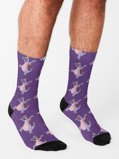 Figment - Theme Park Art Socks