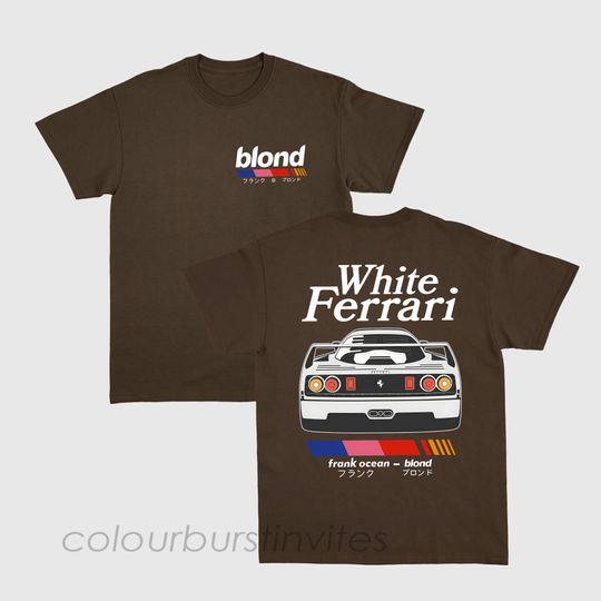 Frank Ocean Blond White Ferrar T Shirt