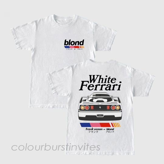 Frank Ocean Blond White Ferrar T Shirt