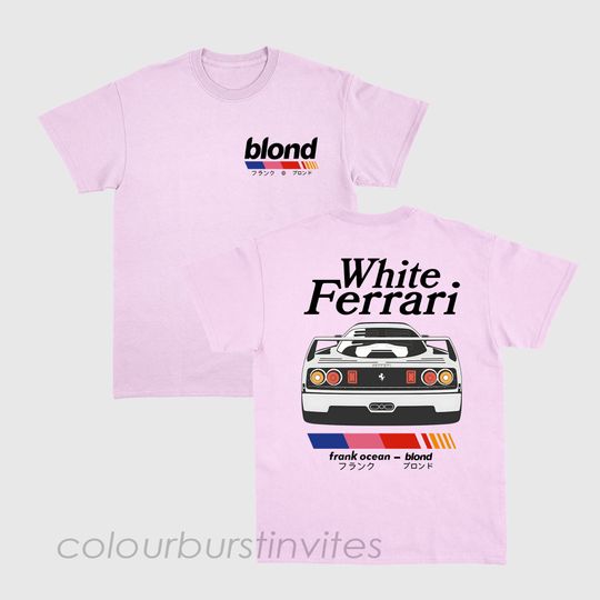 Frank Ocean Blond White Ferrar T Shirt