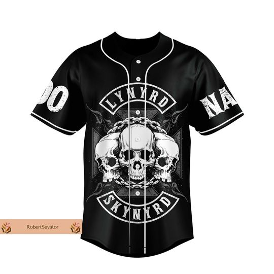 Custom Lynyrd Skynyrd Jersey, Lynyrd Skynyrd Jersey Shirt