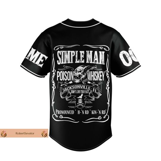 Custom Lynyrd Skynyrd Jersey, Lynyrd Skynyrd Jersey Shirt