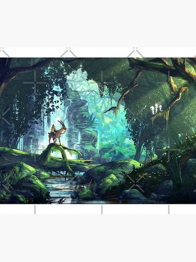 Princess Mononoke Forest 2 Mouse Pad