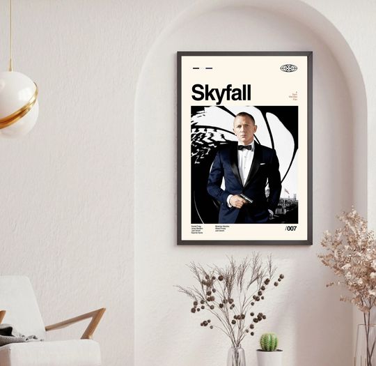 James Bond Poster - Skyfall Poster - Movie Poster