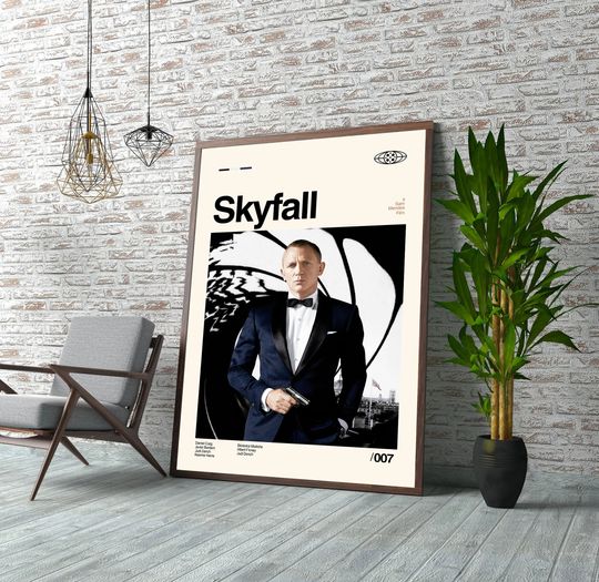 James Bond Poster - Skyfall Poster - Movie Poster