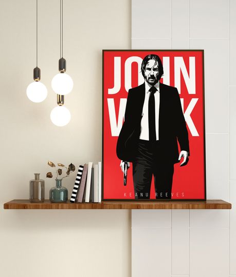 John Wick Poster - John Wick - Keanu Reeves - Movie Poster