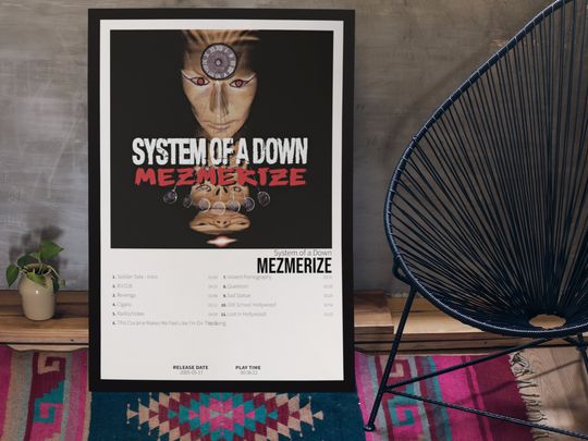 SYSTEM OF DOWN - Mezmerize | Album Cover Poster