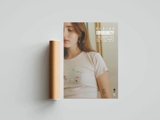 Clairo 'Immunity' Album Poster | Album Tracklist Poster