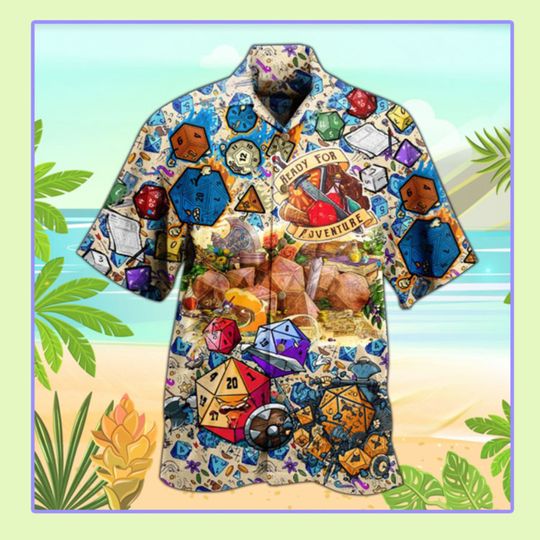 Dungeons and dragons ready for aventure hawaiian shirt