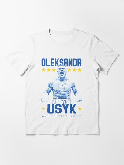 Oleksandr "The Cat" Usyk vintage boxing poster T-Shirt