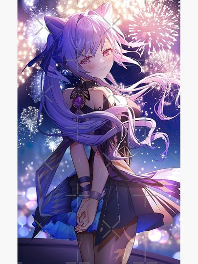 Keqing Opulent Splendor Genshin Impact Premium Matte Vertical Poster